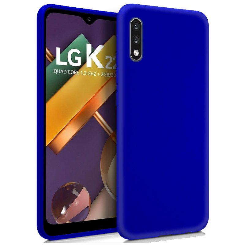 Capa de silicone LG K22 (azul)